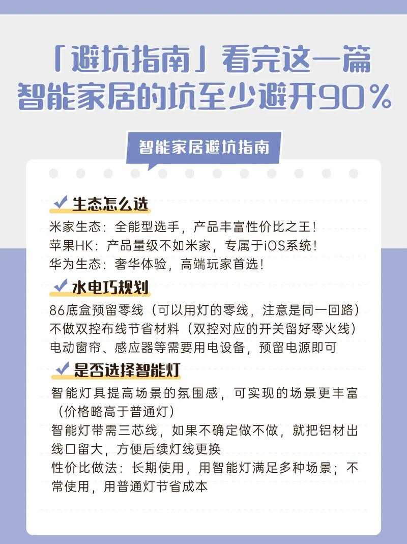 2025年智能家居选购避坑指南 从真实案例到技术真相