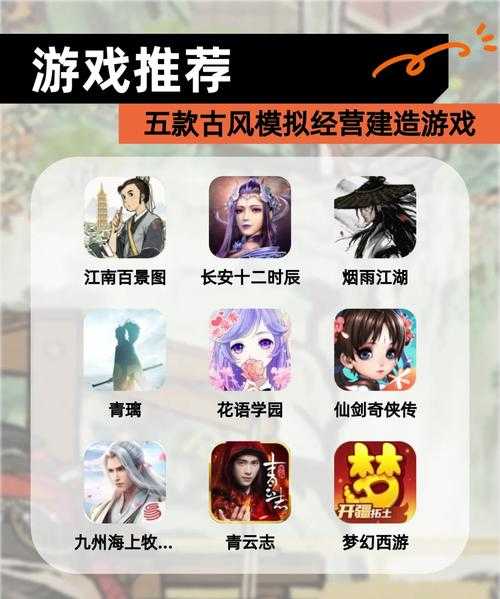 2025年最值得体验的五大古风手游深度测评