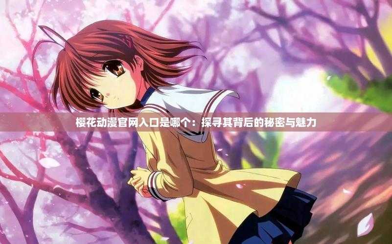 探寻:樱花动漫官方正版入口究竟在哪里