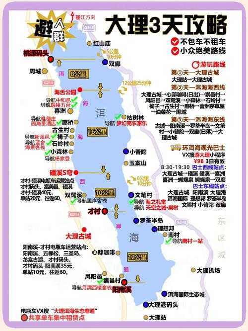 2025年洱海公园自驾全攻略 本地老司机的私房路线手册